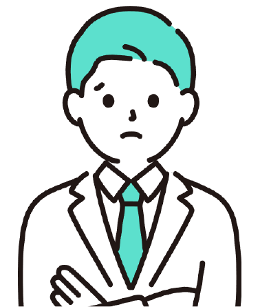 男性従業員のイラスト
