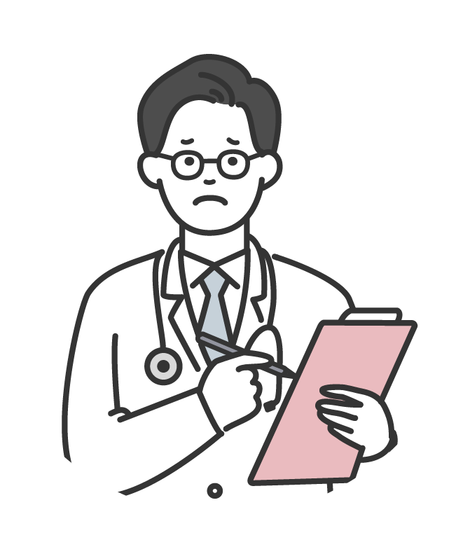 男性従業員のイラスト